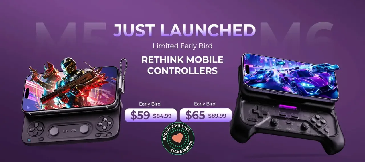 Abxylute Kickstarter’da yangi M5 va M6 kontrollerlarini taqdim etdi — 2-rasm