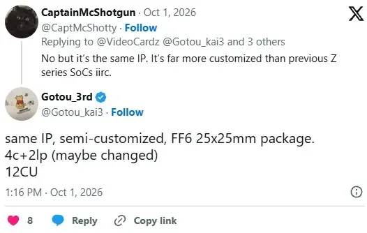 AMD o'yin qurilmalari uchun yangi Ryzen Z3 chipini tayyorlamoqda — 2-rasm