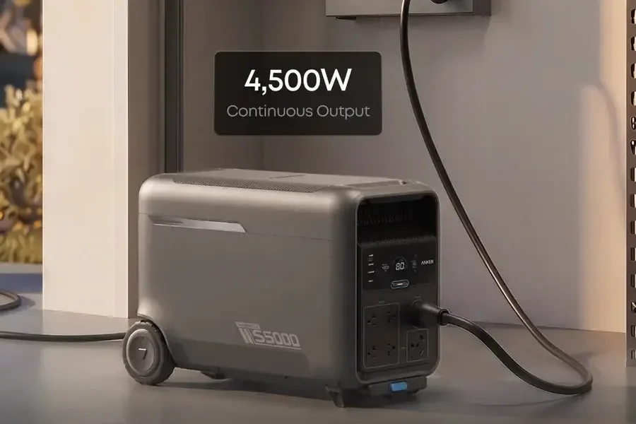 Anker SOLIX S5000: yangi quvvatli stansiya taqdim etildi — 2-rasm