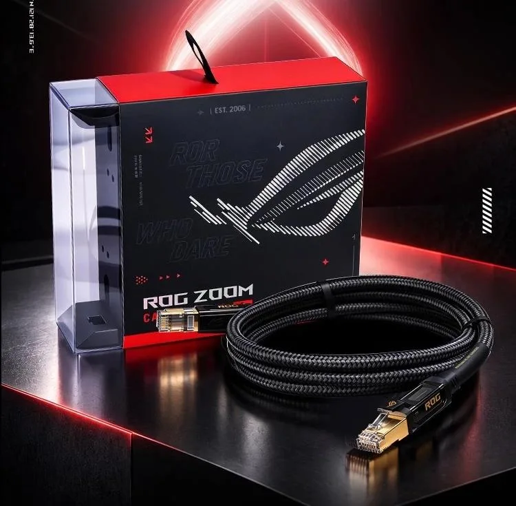 Asus yangi ROG ZOOM Cat 8 o'yin tarmoq kabelini chiqardi
