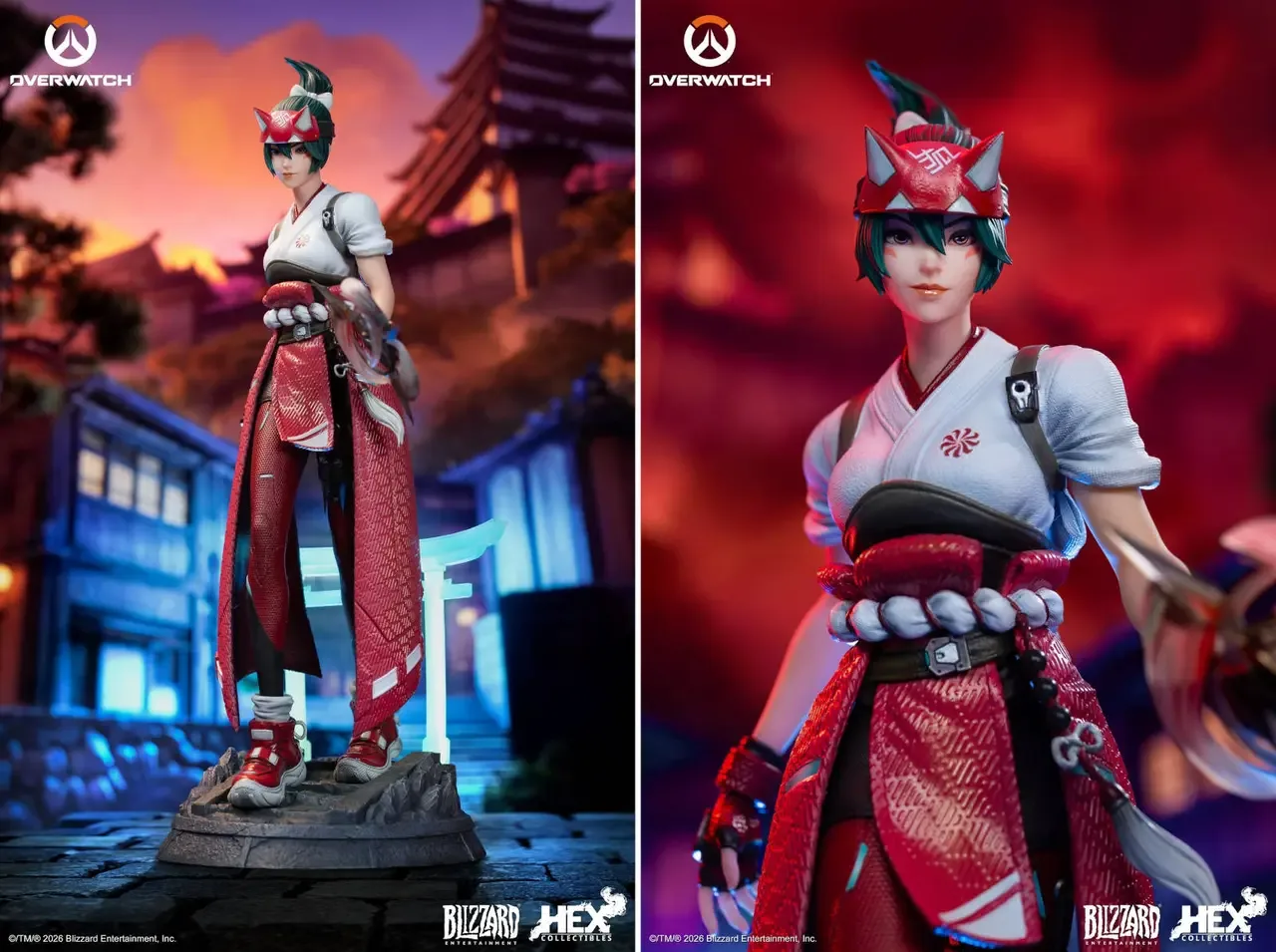 Blizzard va HEX Collectibles Overwatch qahramoni haykalchasini e'lon qildi — 6-rasm