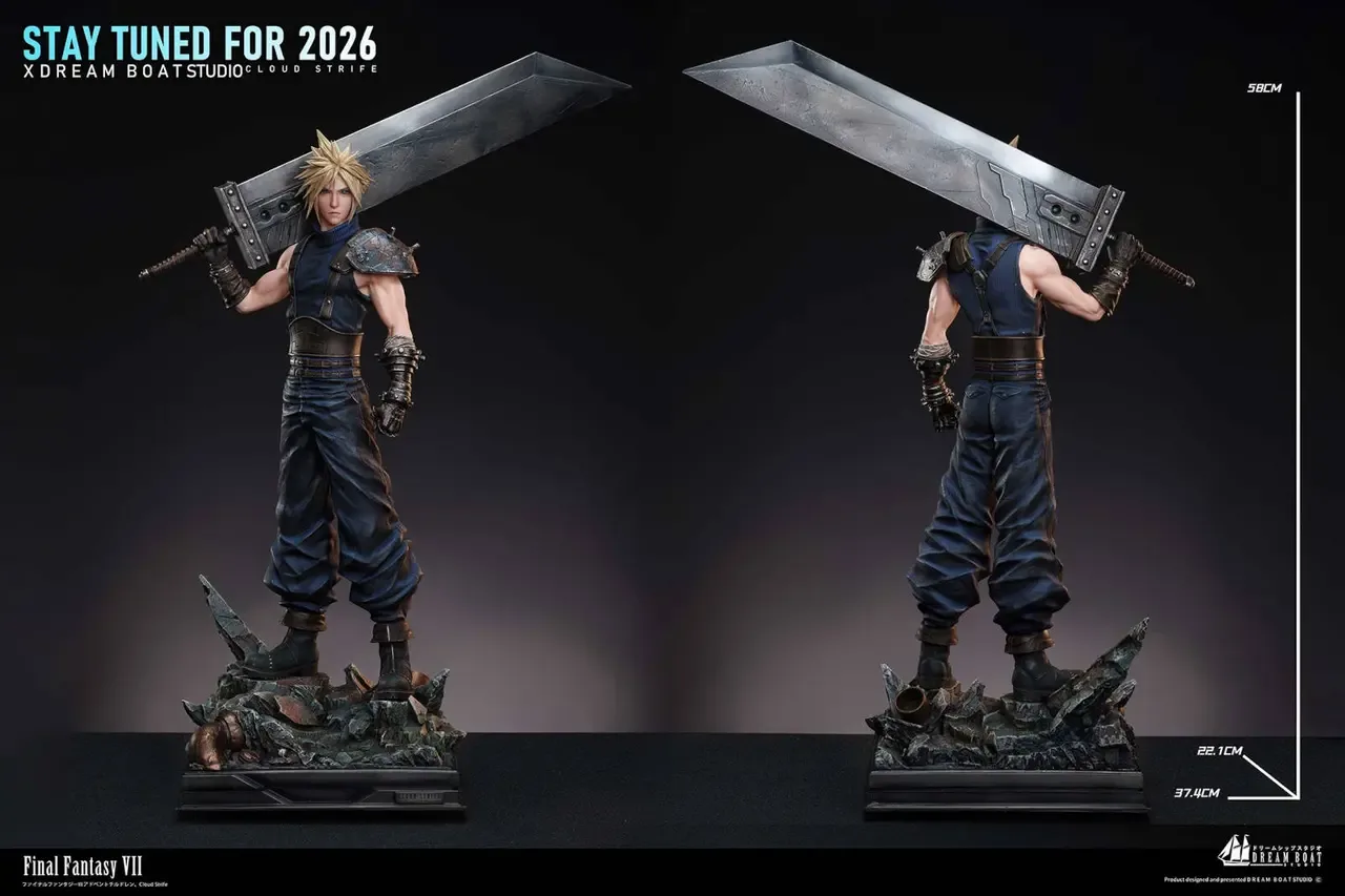 Dream Boat Studio Cloud Strife haykalini e'lon qildi — 2-rasm