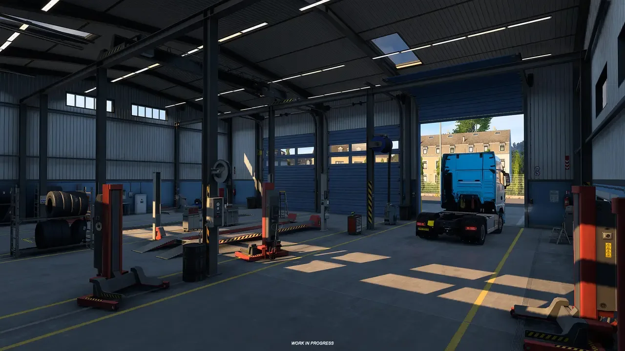 Euro Truck Simulator 2 1.62 yangilanishida garajlar yangilanadi — 7-rasm