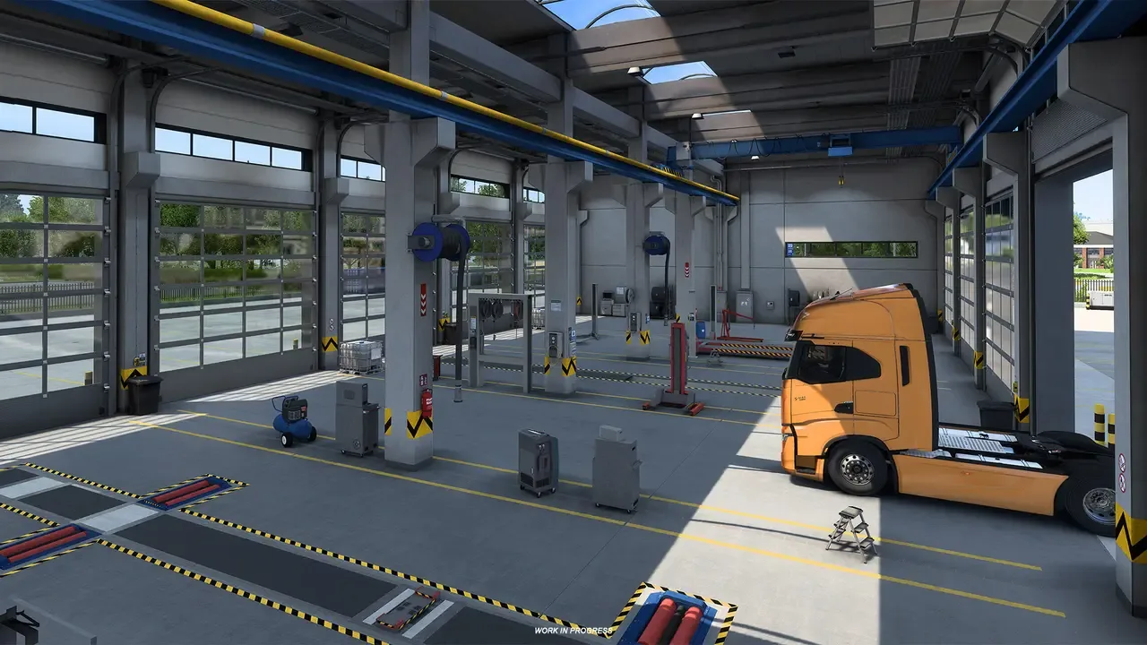 Euro Truck Simulator 2 1.62 yangilanishida garajlar yangilanadi — 4-rasm
