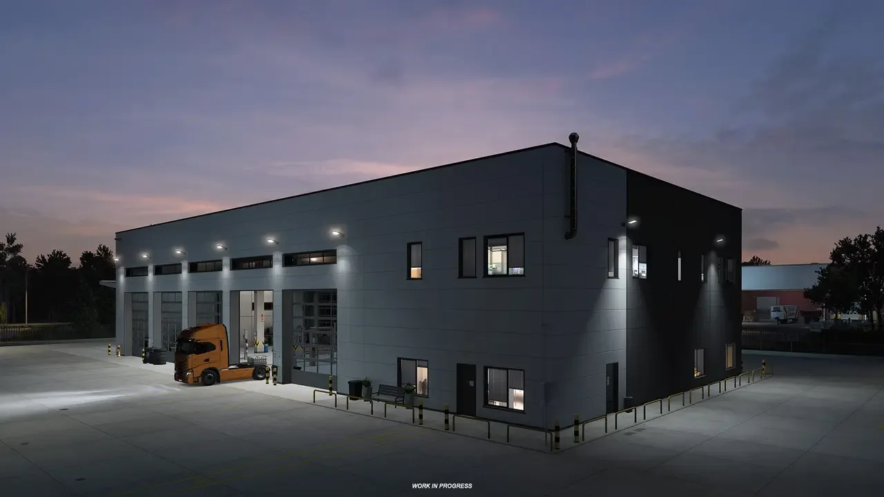 Euro Truck Simulator 2 1.62 yangilanishida garajlar yangilanadi — 3-rasm