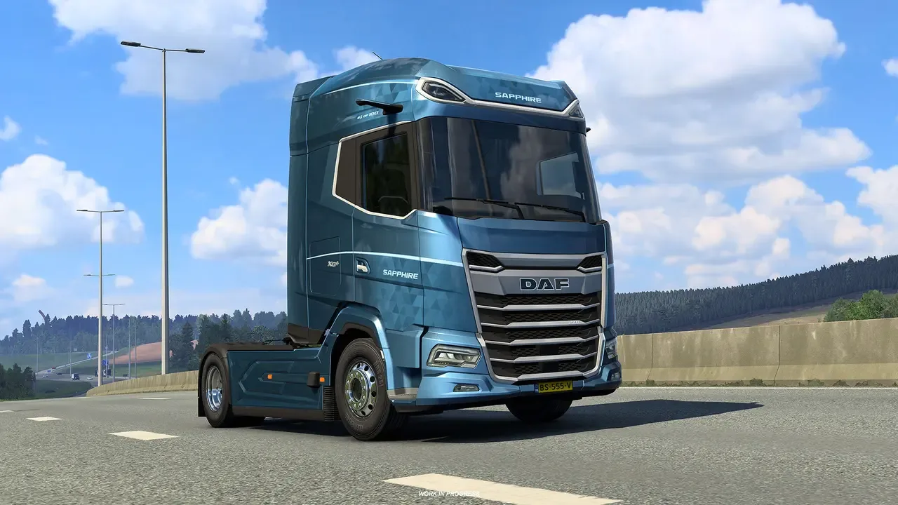 Euro Truck Simulator 2 uchun yangi DAF yuk mashinalari — 7-rasm