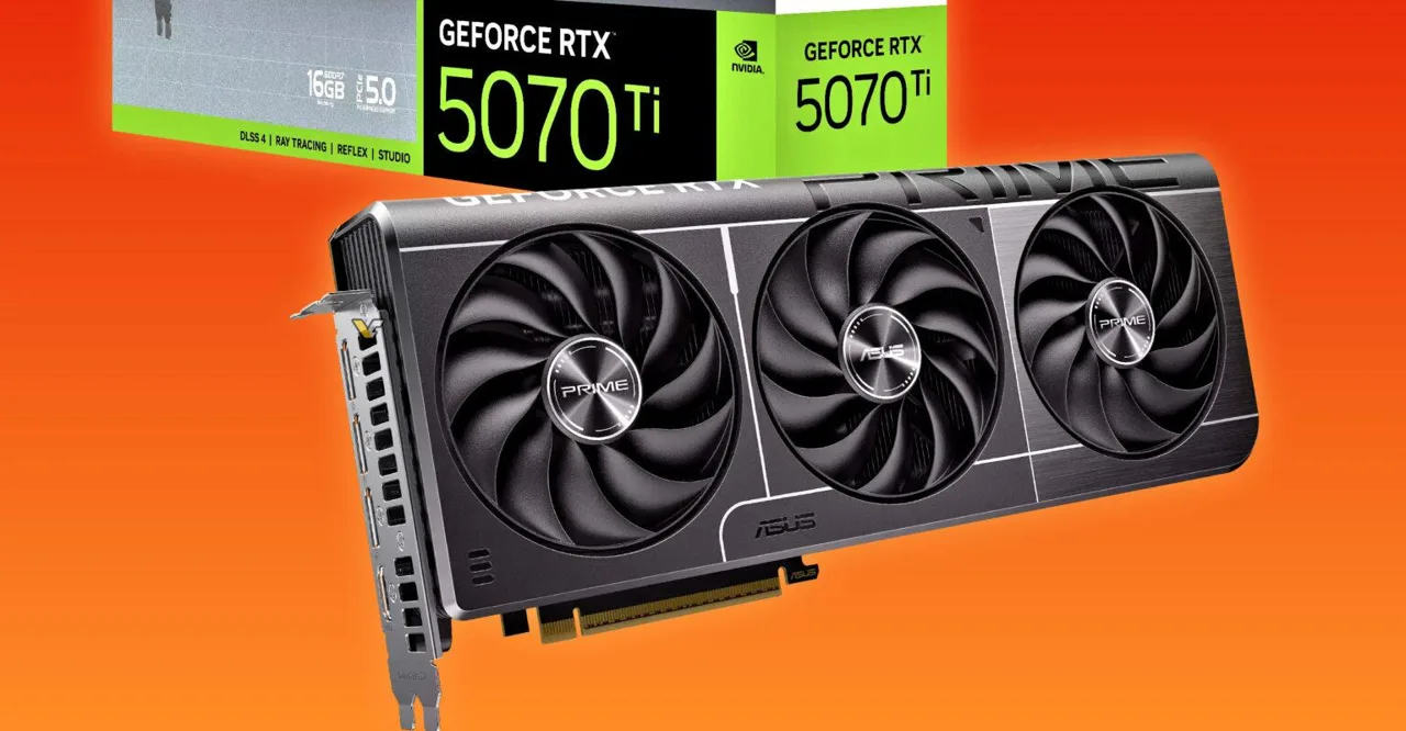 GeForce RTX 5070 Ti quvvat sarfi ikki baravarga kamaytirildi