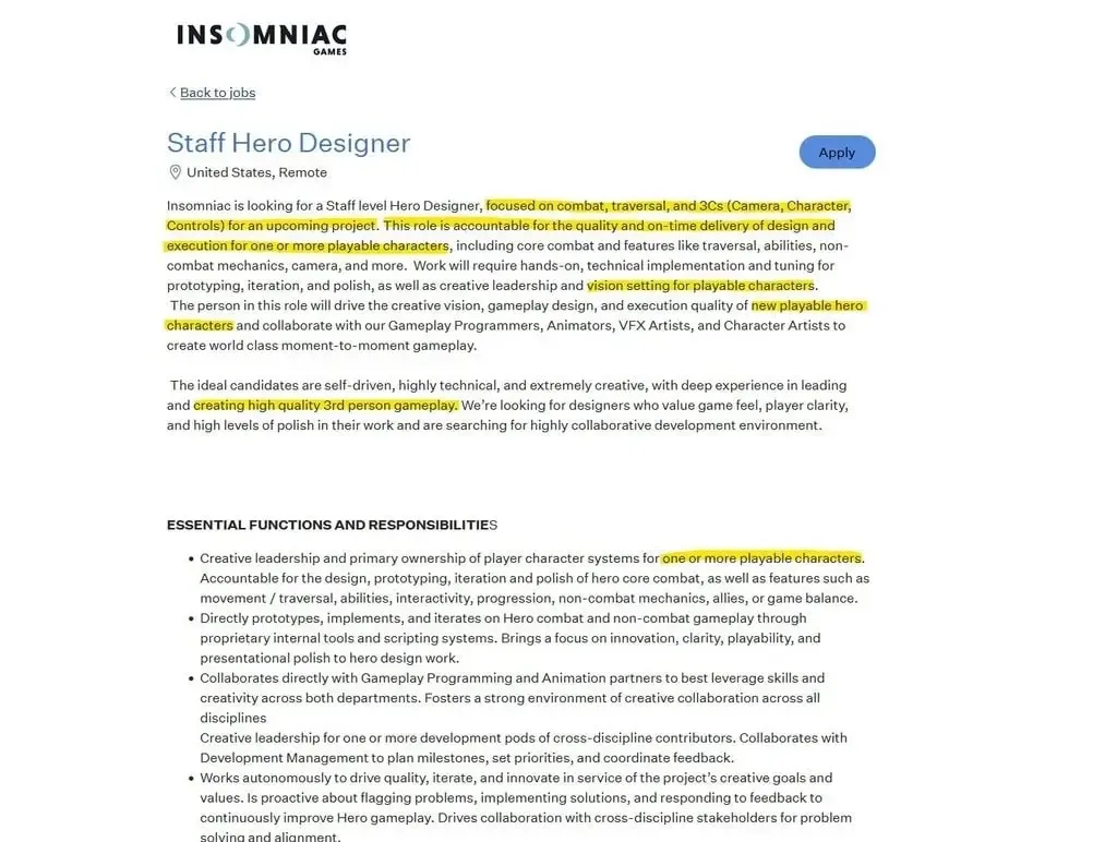Insomniac Games studiyasining yangi X-Men o'yini tafsilotlari — 2-rasm