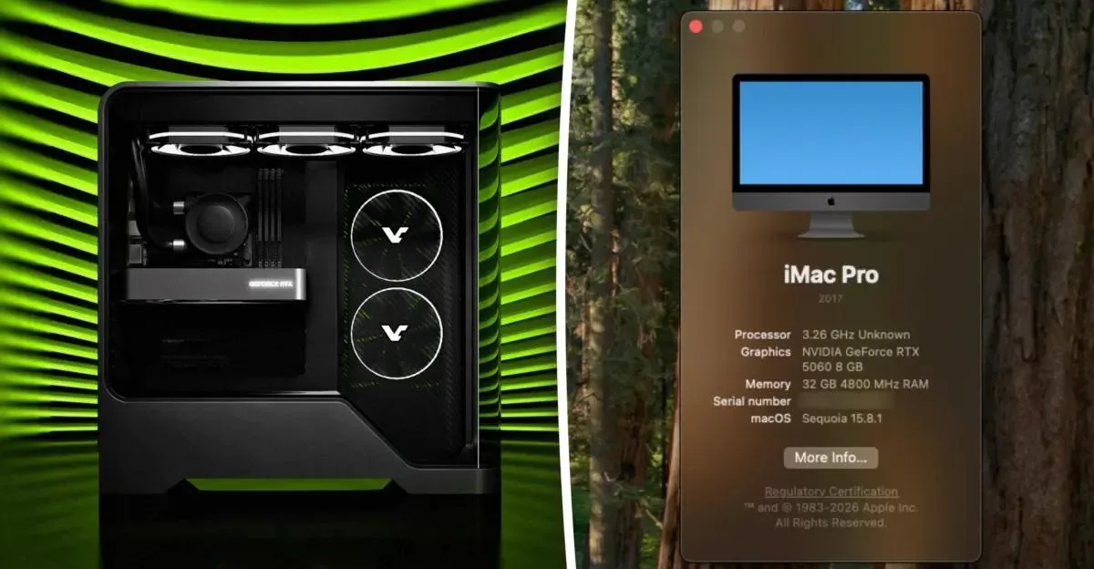 macOS 15 uchun norasmiy GeForce drayveri yaratildi