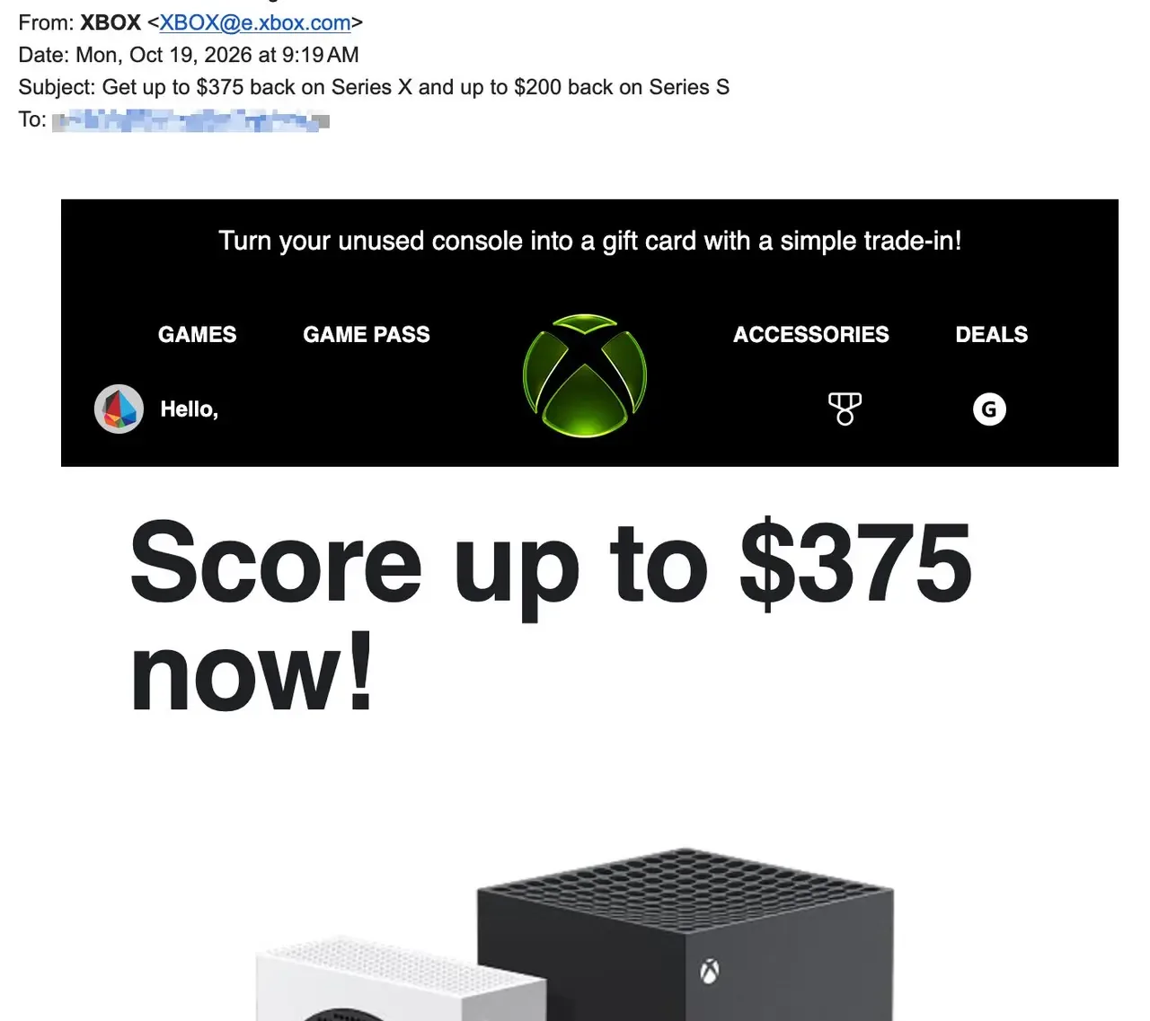 Microsoft Xbox Series konsollari uchun treyd-in boshladi — 2-rasm