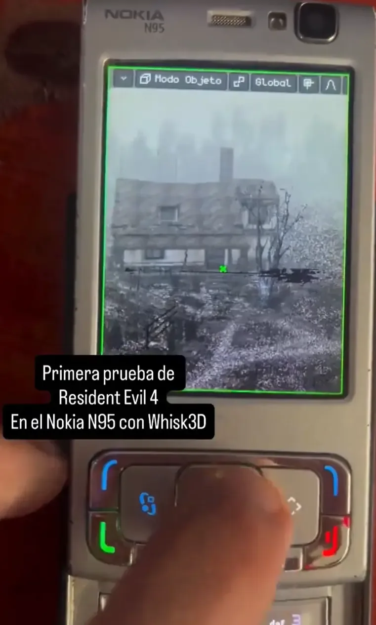 Nokia N95 smartfonida Resident Evil 4 va GTA III sinovdan o'tkazildi — 2-rasm