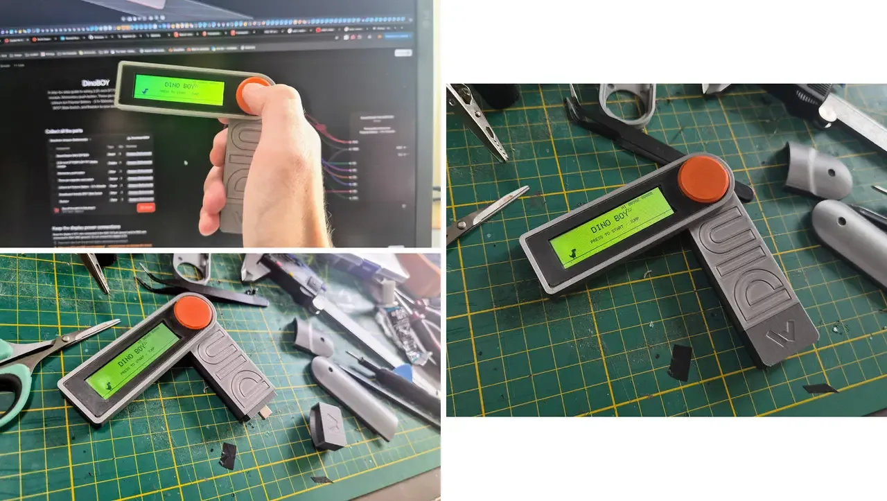 Paul Dinoboy retro konsoli va fidget-gadjetini taqdim etdi — 2-rasm