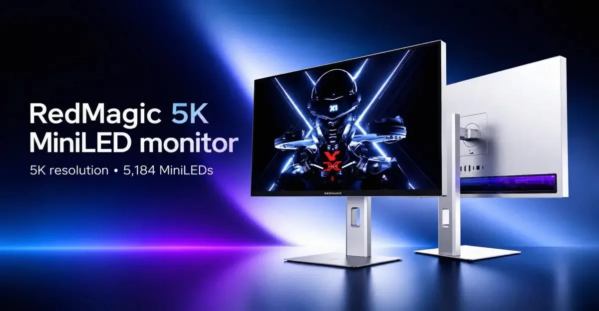 RedMagic 5K o'yin monitori: Mini-LED va 180 Hz chastota