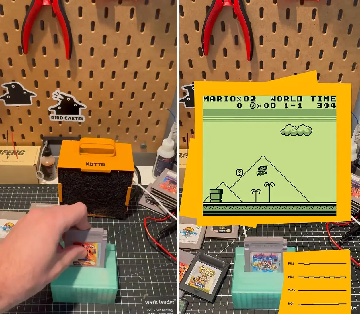 Retro Song Bird — Game Boy kassetalari uchun pleer — 2-rasm