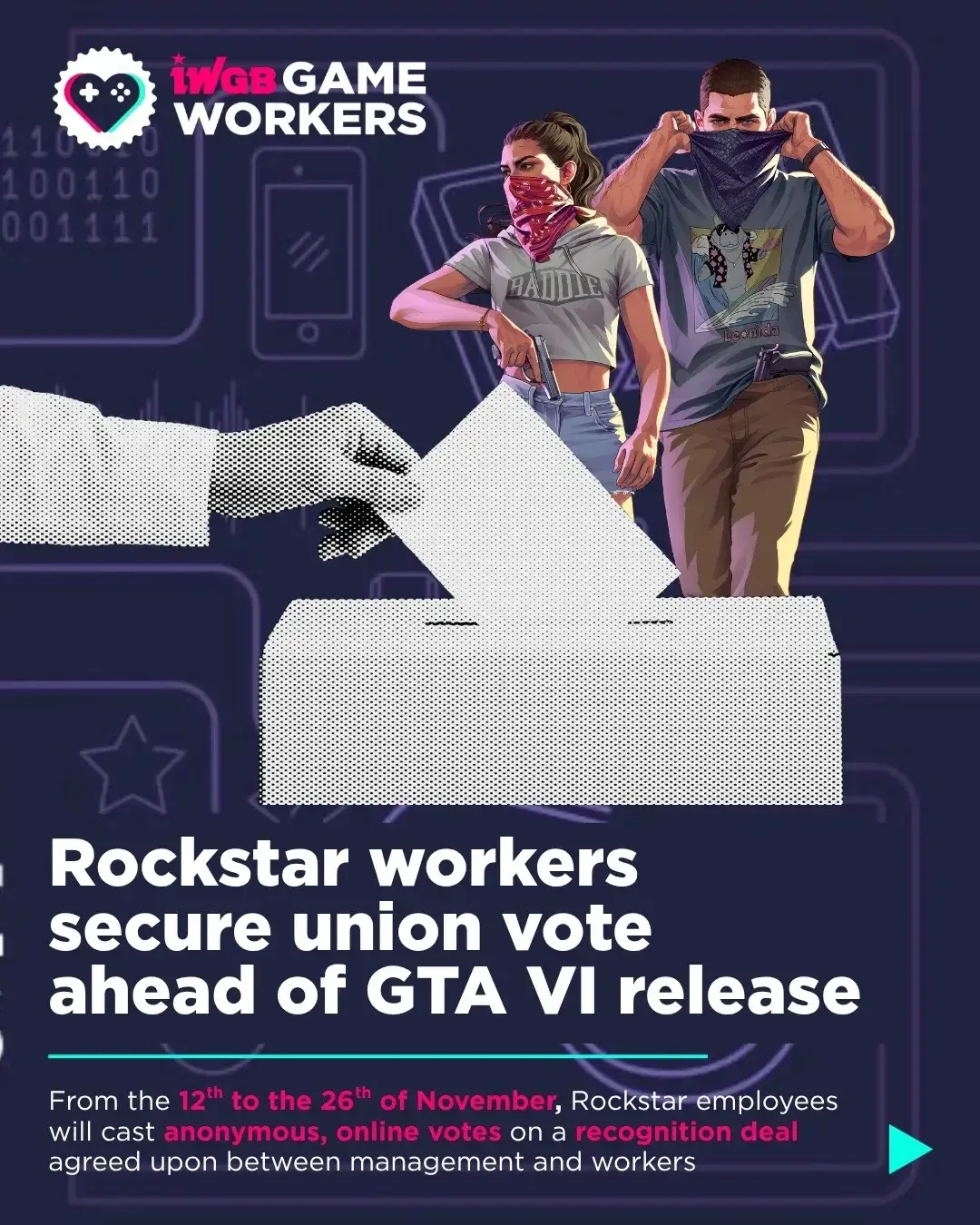 Rockstar Games xodimlari GTA VI relizi kunida ovoz beradi — 2-rasm