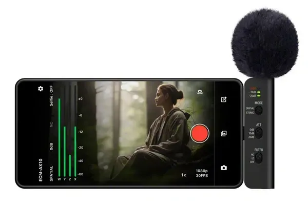 Sony ECM-AX10: smartfonlar uchun ilk 3D mikrofon — 2-rasm