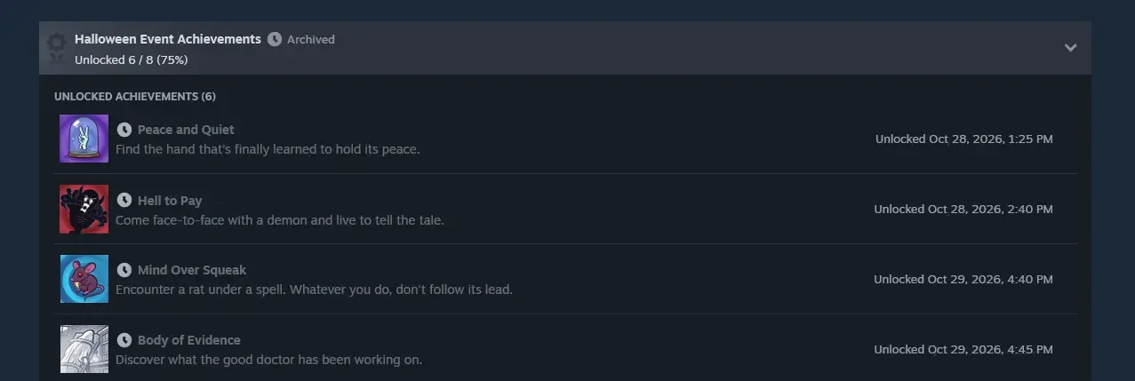 Steam-da yutuqlarni guruhlash tizimi sinovdan o'tmoqda — 4-rasm