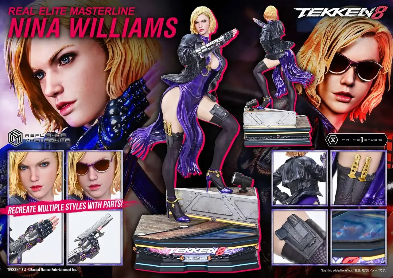 Tekken 8 qahramoni Nina Williams uchun haykal — 2-rasm