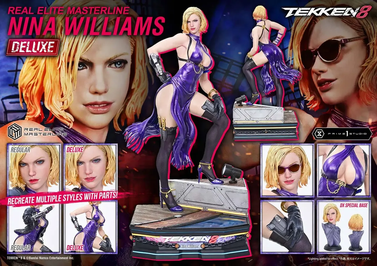 Tekken 8 qahramoni Nina Williams uchun haykal — 4-rasm