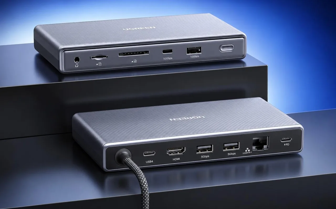 Ugreen 11 ta portga ega yangi USB4 dok-stansiyasini taqdim etdi