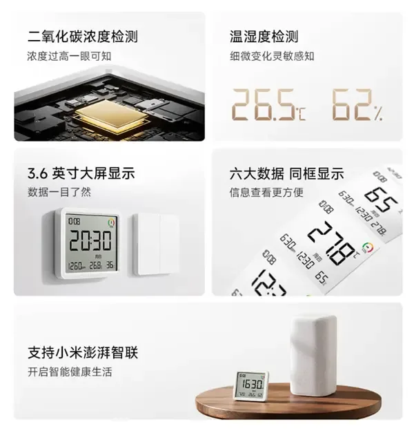 Xiaomi Mijia Smart Thermometer 3 Pro sotuvga chiqdi — 2-rasm